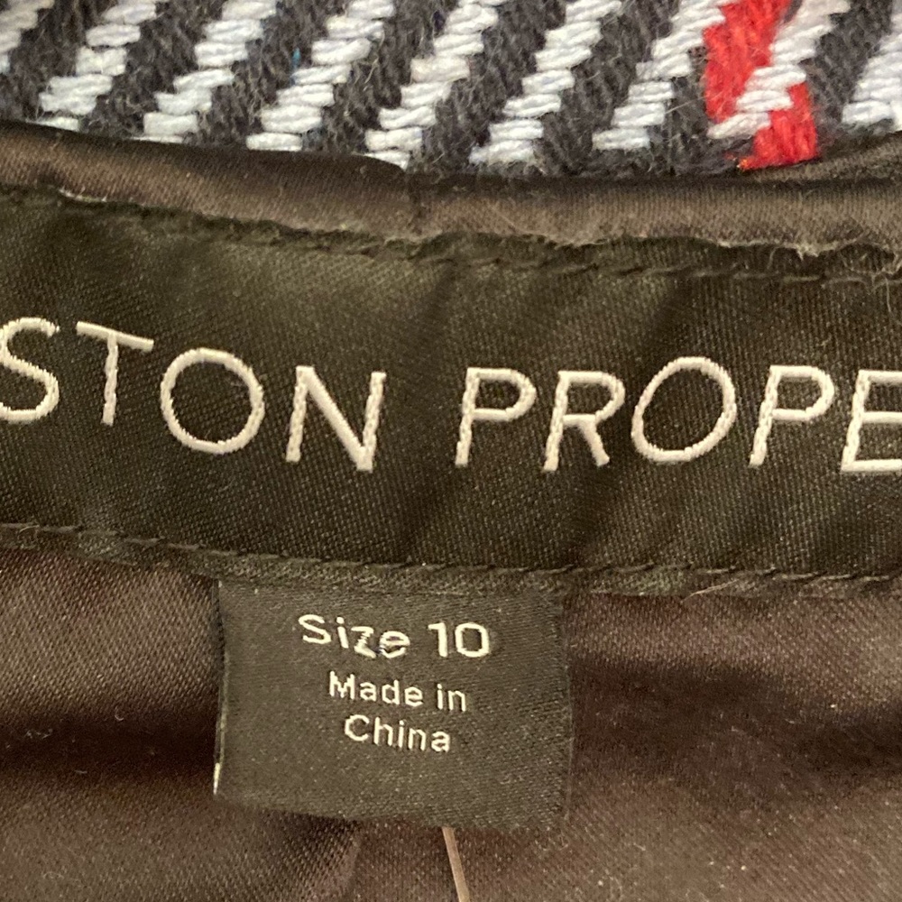 NWT Boston Proper Double breasted plaid blazer - Picture 8 of 8
